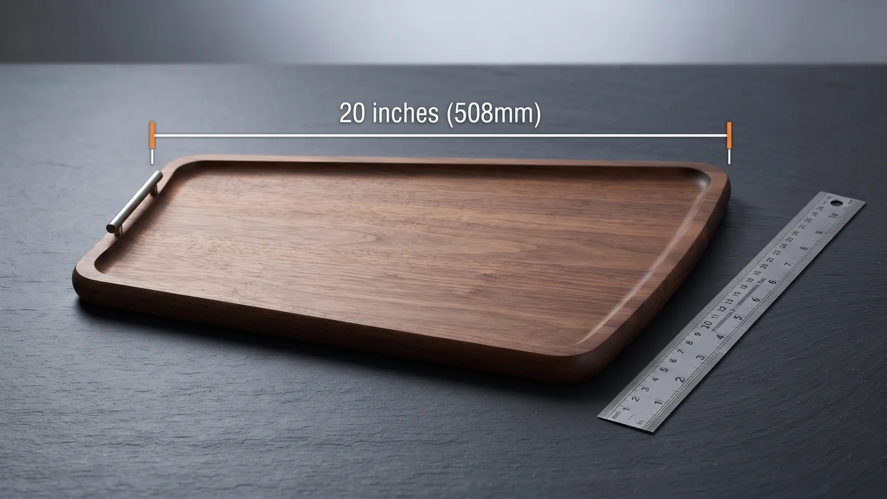 Large Serving Tray - Things That Are 20 Inches Long real life scale and measurement comparison