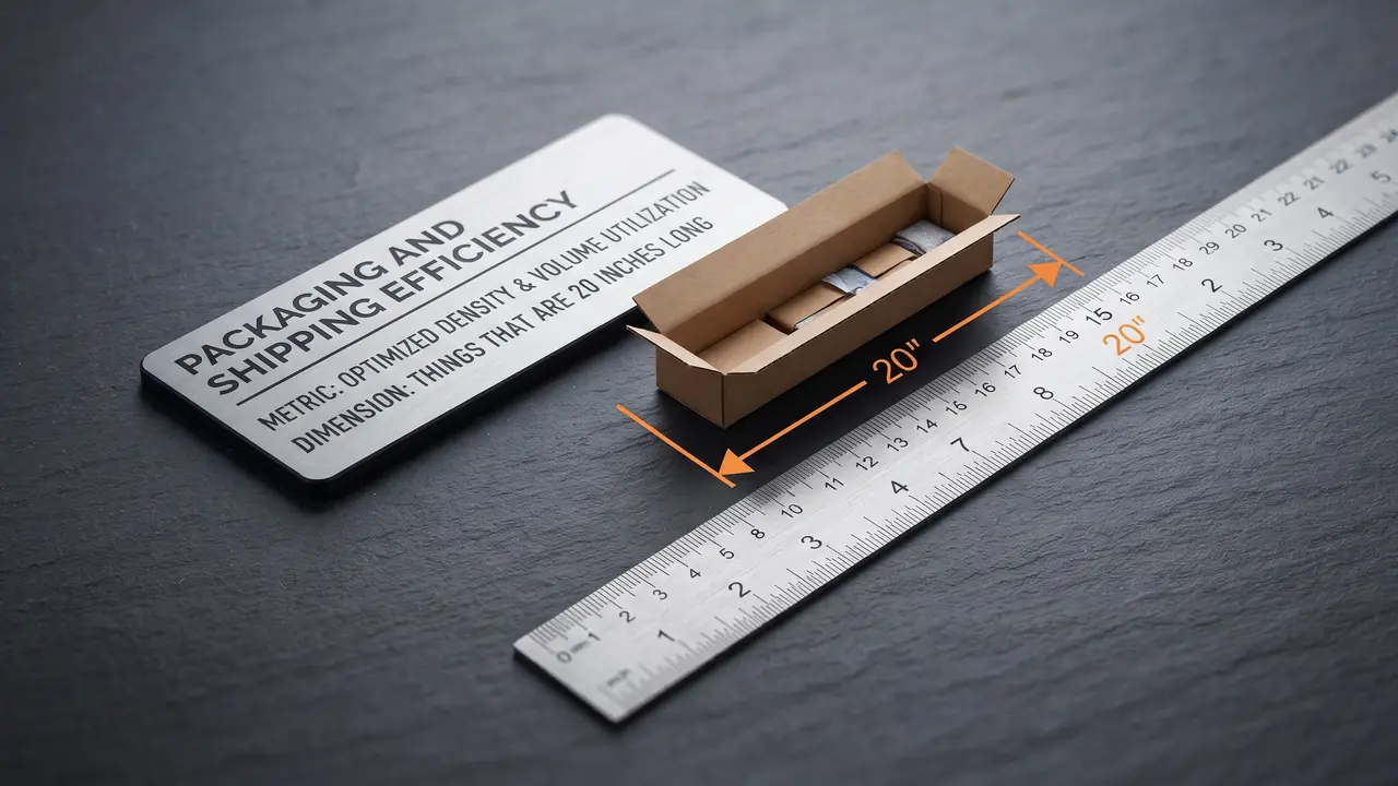 Packaging and Shipping Efficiency - Things That Are 20 Inches Long real life scale and measurement comparison