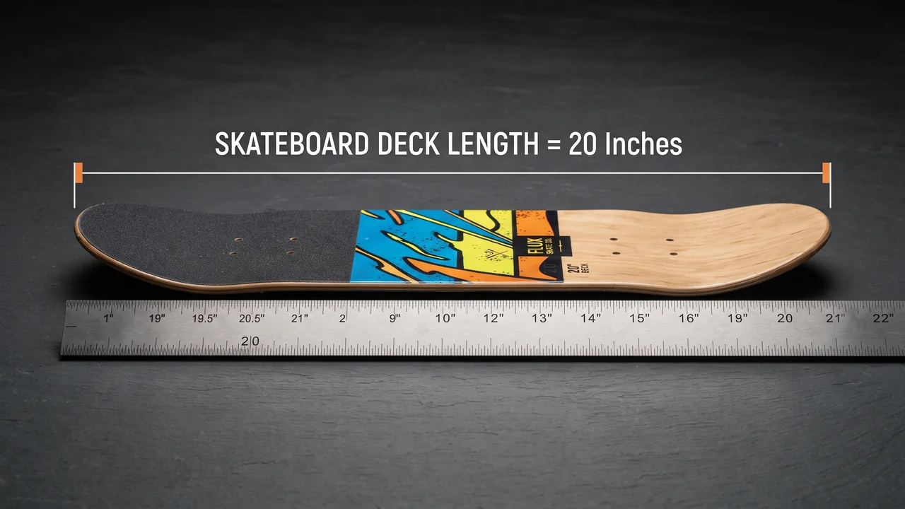 Skateboard Deck - Things That Are 20 Inches Long real life scale and measurement comparison